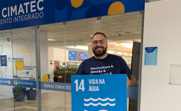 Representantes da Bactolac, startup acelerada pelo SENAI Amapá,